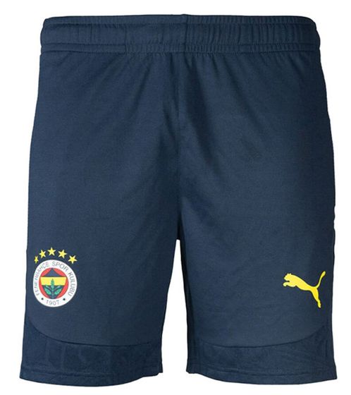 PUMA Fenerbahce Istanbul Trainingshose Herren Sport-Shorts Fußball Fan-Bermuda mit DryCell 778161 12 Blau