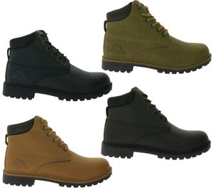 Kappa Logo Tennessee 2 Herren Winter-Stiefelette Schnür-Boots in Kunstleder-Optik 303UY90 Braun oder Schwarz