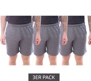 3er Sparpack NIKE Park 20 Fleece Short Herren Baumwoll-Shorts Sport-Hose Fitness-Short CW6910-071 Grau