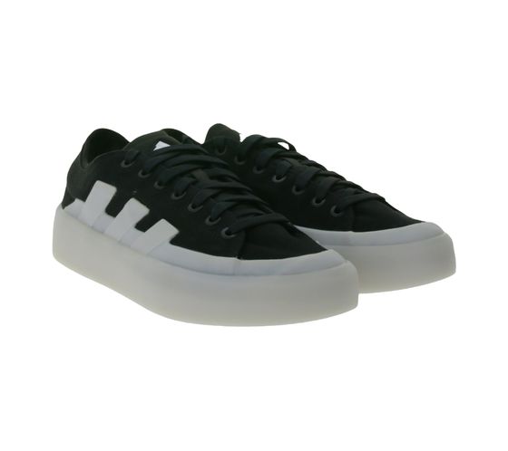 adidas ZNSORED nachhaltige Lifestyle-Schuhe mit LIGHTMOTION+ Dämpfung Turnschuhe im klassischen Skater-Style Alltags-Sneaker Schnür-Schuhe HP5987 Schwarz/Grau