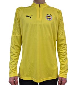 PUMA Fenerbahce Istanbul 1/4 Zip Top Herren Trainings-Shirt Sport-Shirt mit DryCell 778123 11 Gelb