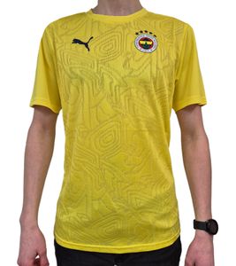 PUMA Fenerbahce Istanbul Training Jersey Men's Training Shirt Sports Shirt with DryCell 778121 11 Yellow