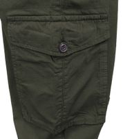 Pantalon cargo pour homme PAUL & SHARK, coupe régulière avec poches supplémentaires sur les jambes, pantalon chino 13314066 089 vert olive