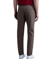 PAUL & SHARK Herren Chino-Hose Regular Fit Bundfalten-Hose aus Dynamic-Stretch Stoff-Hose 13314096 661 Braun