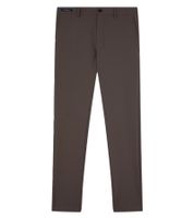 PAUL & SHARK Herren Chino-Hose Regular Fit Bundfalten-Hose aus Dynamic-Stretch Stoff-Hose 13314096 661 Braun