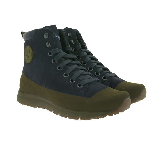 Chaussures de randonnée pour hommes VASQUE Ascender avec semelle Vibram chaussures de trekking durables en cuir véritable 07456M-7456 Bleu foncé