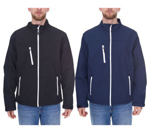 SANTINO Herren Softshell-Jacke wasserabweisende Outdoor-Jacke Alltags-Jacke in Blau oder Schwarz SANTINO Herren Softshell-Jacke wasserabweisende Outdoor-Jacke Alltags-Jacke in Blau oder Schwarz