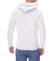 JACK & JONES Herren Kapuzen-Pullover mit Baumwollanteil Langarm-Shirt mit farblichen Akzenten 12262421 Weiß
