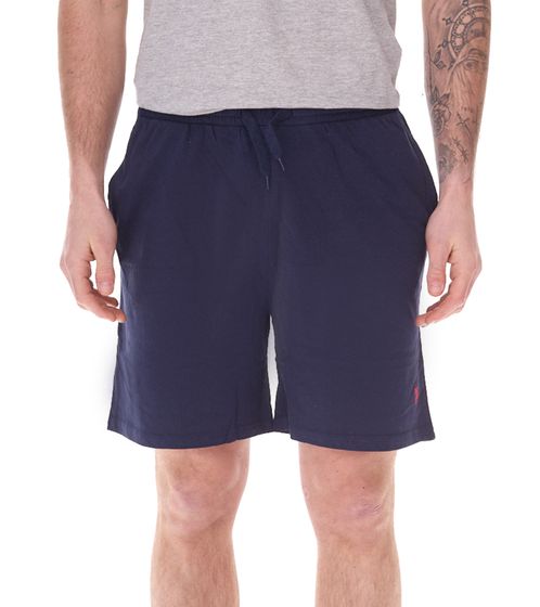 U.S. POLO ASSN. Men's leisure and sports shorts, lightweight fitness shorts with U.S. Polo embroidery, short pants US16738 171 dark blue/red