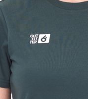 Camiseta de mujer sostenible de presentación de verano de OCEAN FABRICS TAHI Camiseta deportiva OUT-W-1020-OTW-24 Verde Camiseta de mujer sostenible de presentación de verano de OCEAN FABRICS TAHI Camiseta deportiva OUT-W-1020-OTW-24 Verde