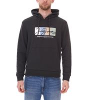 Pull à capuche pour homme JACK & JONES avec teneur en coton Chemise à manches longues avec accents de couleur 12262421 Noir, blanc, vert ou beige Pull à capuche pour homme JACK & JONES avec teneur en coton Chemise à manches longues avec accents de couleur 12262421 Noir, blanc, vert ou beige
