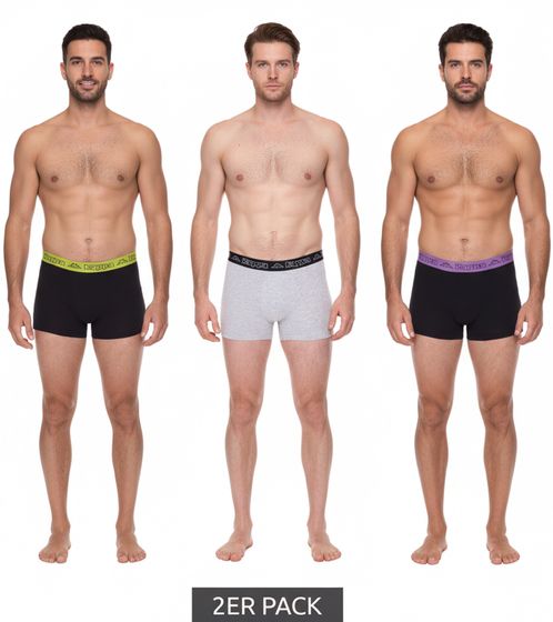 2er Pack Kappa Herren Boxershorts stylische Unterhosen 351K1JW Schwarz, Blau, Rot, Grau, Weiß 2er Pack Kappa Herren Boxershorts stylische Unterhosen 351K1JW Schwarz, Blau, Rot, Grau, Weiß