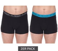 2er Pack Kappa Herren Boxershorts stylische Unterhosen 351K1JW Schwarz, Blau, Rot, Grau, Weiß 2er Pack Kappa Herren Boxershorts stylische Unterhosen 351K1JW Schwarz, Blau, Rot, Grau, Weiß