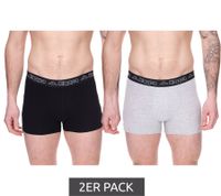 2er Pack Kappa Herren Boxershorts stylische Unterhosen 351K1JW Schwarz, Blau, Rot, Grau, Weiß 2er Pack Kappa Herren Boxershorts stylische Unterhosen 351K1JW Schwarz, Blau, Rot, Grau, Weiß