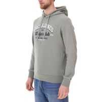 Sweat à capuche en coton pour homme JACK & JONES avec inscription JACK & JONES Chemise à manches longues 12255617 Beige, bleu clair, vert citron ou noir