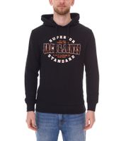 Sweat à capuche en coton pour homme JACK & JONES avec inscription JACK & JONES Chemise à manches longues 12255617 Beige, bleu clair, vert citron ou noir