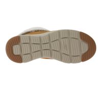 SKECHERS Stivaletti da donna Glacial Ultra Sweet Vibes con ammortizzazione Ultra Go e Soft Stride Scarpe invernali con Scothgard 144145 Beige
