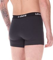 Pack of 7 LEVI`S men's boxer shorts, cotton underwear with colored accents on the waistband in a gift box 701225625 001 Black/Green/Blue/Red Pack of 7 LEVI`S men's boxer shorts, cotton underwear with colored accents on the waistband in a gift box 701225625 001 Black/Green/Blue/Red