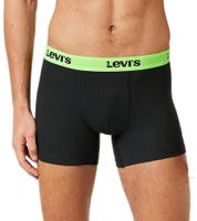 Pack of 7 LEVI`S men's boxer shorts, cotton underwear with colored accents on the waistband in a gift box 701225625 001 Black/Green/Blue/Red Pack of 7 LEVI`S men's boxer shorts, cotton underwear with colored accents on the waistband in a gift box 701225625 001 Black/Green/Blue/Red