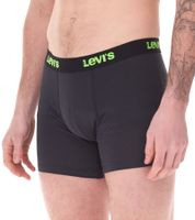 Pack of 7 LEVI`S men's boxer shorts, cotton underwear with colored accents on the waistband in a gift box 701225625 001 Black/Green/Blue/Red Pack of 7 LEVI`S men's boxer shorts, cotton underwear with colored accents on the waistband in a gift box 701225625 001 Black/Green/Blue/Red