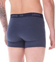 Lot de 7 boxers en coton pour homme LEVI`S avec accents colorés sur la ceinture dans un coffret cadeau 701225625 002 Bleu/Blanc Lot de 7 boxers en coton pour homme LEVI`S avec accents colorés sur la ceinture dans un coffret cadeau 701225625 002 Bleu/Blanc