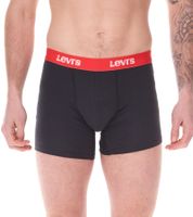 Pack of 7 LEVI`S men's boxer shorts, cotton underwear with colored accents on the waistband in a gift box 701225625 Black or blue Pack of 7 LEVI`S men's boxer shorts, cotton underwear with colored accents on the waistband in a gift box 701225625 Black or blue