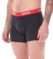 Pack of 7 LEVI`S men's boxer shorts, cotton underwear with colored accents on the waistband in a gift box 701225625 Black or blue Pack of 7 LEVI`S men's boxer shorts, cotton underwear with colored accents on the waistband in a gift box 701225625 Black or blue