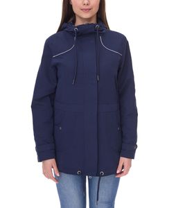 Veste à capuche KangaROOS Veste de transition déperlante pour femme 67248741 Bleu foncé