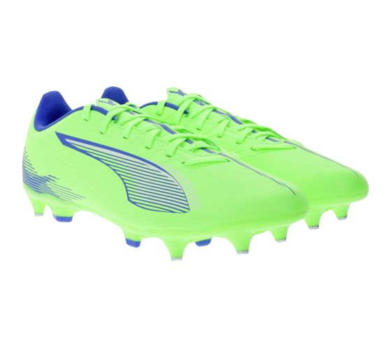 PUMA ULTRA 5 PLAY MxSG football shoes with solid metal studs Training shoes Sports shoes Lace-up shoes Fitness accessories 107904 03 Neon green/blue