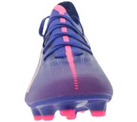 PUMA ULTRA 5 PLAY Match FG/AG Fußball-Schuhe mit SPEEDSYSTEM-Außensohle Trainings-Schuhe mit FastTrax-Stollendesign Sport-Schuhe Schnür-Schuhe Fitness-Zubehör 107687 01 Lila/Pink/Blau