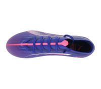 PUMA ULTRA 5 PLAY Match FG/AG Fußball-Schuhe mit SPEEDSYSTEM-Außensohle Trainings-Schuhe mit FastTrax-Stollendesign Sport-Schuhe Schnür-Schuhe Fitness-Zubehör 107687 01 Lila/Pink/Blau