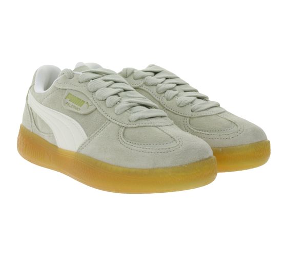 PUMA Palermo Moda Xtra women's genuine leather shoes, casual sneakers, low-top lace-up shoes 400323 04 beige/white