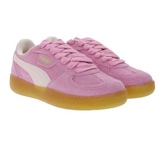 PUMA Palermo Moda Xtra women's genuine leather shoes, casual sneakers, low-top lace-up shoes 400323 01 pink/white