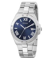 GUESS Perspective men's wristwatch with date display quartz watch 41mm stainless steel watch GW0276G1 silver GUESS Perspective men's wristwatch with date display quartz watch 41mm stainless steel watch GW0276G1 silver
