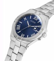 GUESS Perspective men's wristwatch with date display quartz watch 41mm stainless steel watch GW0276G1 silver GUESS Perspective men's wristwatch with date display quartz watch 41mm stainless steel watch GW0276G1 silver