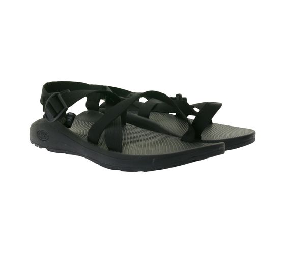 Chaco Z Cloud Damen Trekking-Sandalette mit zertifiziertem LUVSEAT-Fußbett mit verstellbarem Riemen J107366 Schwarz