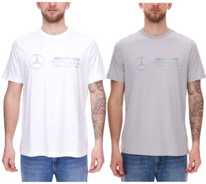 Puma X Mercedes-Benz AMG Petronas F1 men's T-shirt stylish cotton shirt 621157 gray or white Puma X Mercedes-Benz AMG Petronas F1 men's T-shirt stylish cotton shirt 621157 gray or white