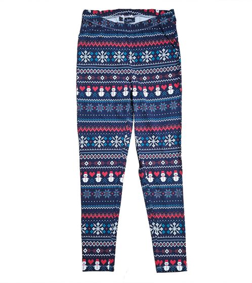 Women's Christmas leggings Cotton leggings Fitness leggings with Christmas motifs and patterns Sports pants 960145 Blue/Green/White