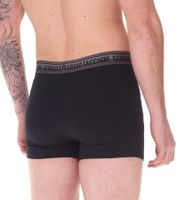20er Pack Sergio Tacchini Herren Boxershorts mit zweifarbigen Bund und weißen Schriftzug Baumwoll-Unterhose 160gsm 23.0000.974 Schwarz/Weiß, Schwarz/Grau oder Schwarz