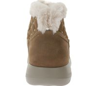 Bottines à enfiler mains libres SKECHERS On-The-Go Joy-Cozy Shimmer pour femmes avec mousse à mémoire de forme refroidie par air Chaussures d'hiver à enfiler avec Scotchgard 144816 Noir ou marron