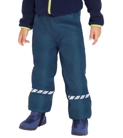 Pantalon de pluie thermique pour enfants Pantalon imperméable à l'eau et à la boue Pantalon d'hiver 953791 Bleu foncé