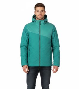 TERNUA Mannun Herren Isolations-Jacke nachhaltige Winter-Jacke mit Microshell und Thermashell 1643643-2120 Blau/Türkis