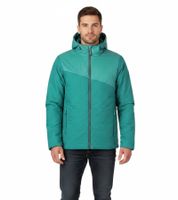TERNUA Mannun Herren Isolations-Jacke nachhaltige Winter-Jacke mit Microshell und Thermashell 1643643-2120 Blau/Türkis