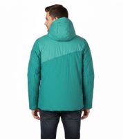 TERNUA Mannun Herren Isolations-Jacke nachhaltige Winter-Jacke mit Microshell und Thermashell 1643643-2120 Blau/Türkis
