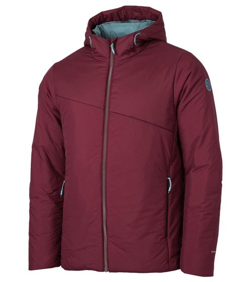 TERNUA Mannun men's insulation jacket sustainable winter jacket with Microshell and Thermashell 1643643-3483 Bordeaux-Red