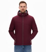 TERNUA Mannun men's insulation jacket sustainable winter jacket with Microshell and Thermashell 1643643-3483 Bordeaux-Red