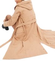 Manteau parka intemporel pour femme avec capuche manteau Printemps veste en coton 927540 beige Manteau parka intemporel pour femme avec capuche manteau Printemps veste en coton 927540 beige