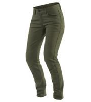 DAINESE Classic Slim Lady Tex women's motorcycle pants with Pro-Shape 2.0 protectors Motorcycle jeans Motorsport pants 202755152 Black or Green