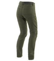 DAINESE Classic Slim Lady Tex women's motorcycle pants with Pro-Shape 2.0 protectors Motorcycle jeans Motorsport pants 202755152 Black or Green