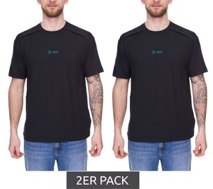 Pack of 2 Puma X Mercedes-Benz AMG Petronas F1 Cloudspun Men's T-Shirt with Logo Lettering 621135 01 Black Pack of 2 Puma X Mercedes-Benz AMG Petronas F1 Cloudspun Men's T-Shirt with Logo Lettering 621135 01 Black